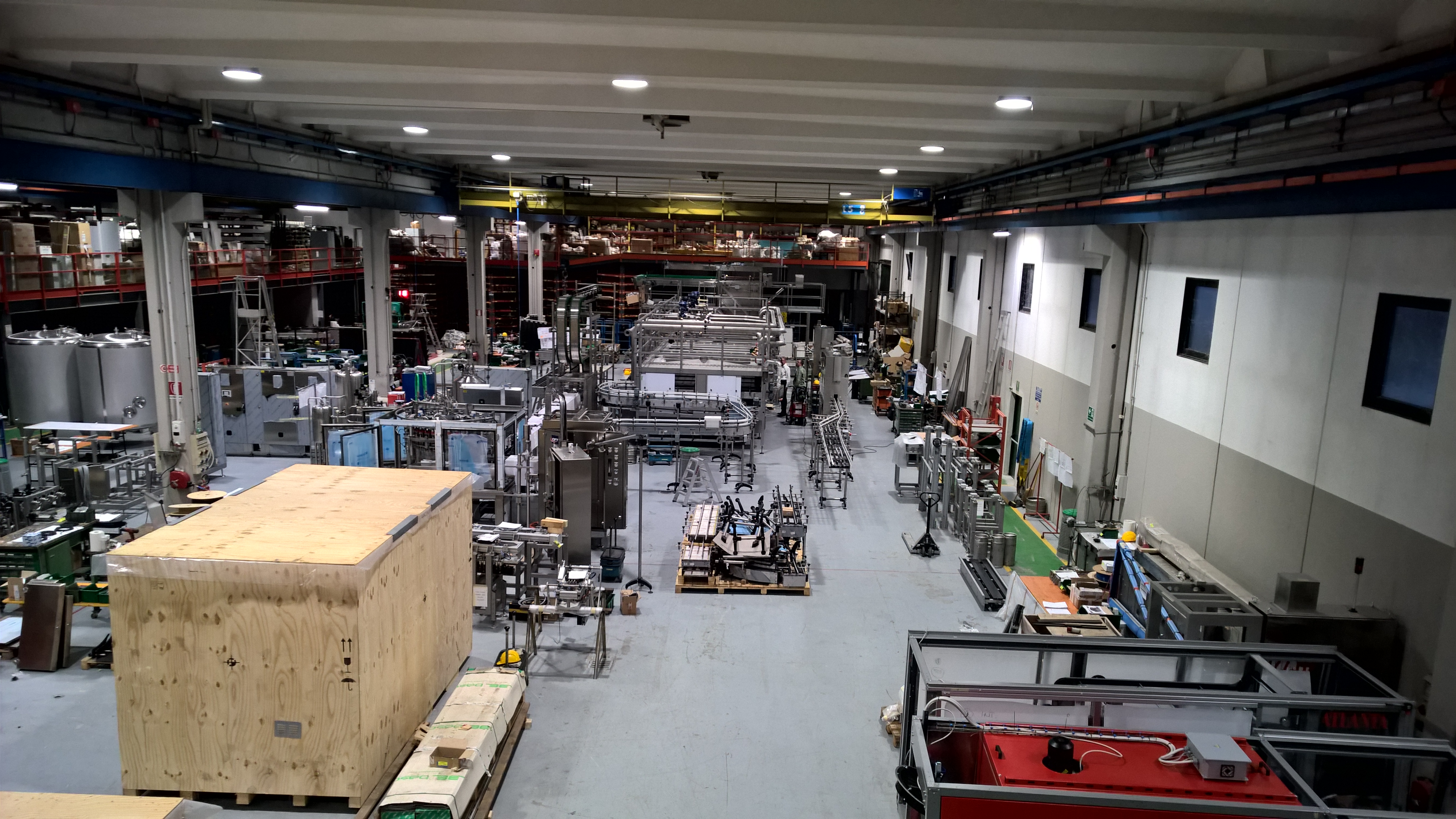 Industriële productiehal